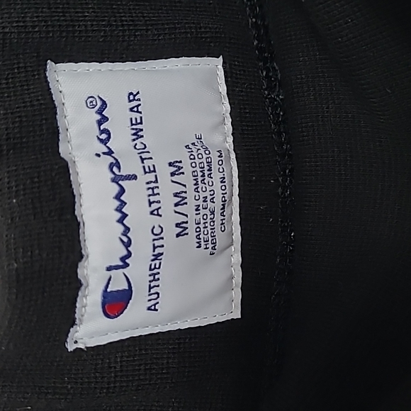 Champion Mens Athletic Shorts | Black | Size Medium - Picture 5 of 6